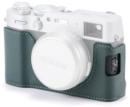 TILTA Leather Camera Case Compatible with Fujifilm X100VI – Green TA-T70-LCC-GN