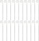 20 Pcs Silver Planter Plant Label Hooks Garden Markers Stake Plant Label Holder Hanger Garden Plant Sign Stake Rustproof Deformed Hooks Plant Accessories (20cm)