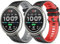 SenMore 2 Pièces Silicone Bracelet pour Amazfit Active 2/Active/Garmin Vivoactive 5/Amazfit GTS/GTS 2/2 Mini, 20mm Réglable de Sport Replacement Band pour Smartwatch.(No host)