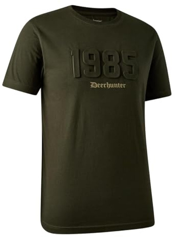 Deerhunter Jubilee T-Shirt | Aus weichem Polyester-Baumwolle-Mix (200 g/m²). Mix aus 3D-Applikation und Logodruck auf der Brust.