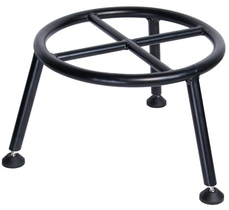 WAGNER Pflanzenständer - RETRO - Ø 38 x 25 cm , für Außenbereich + Innenbereich, Blumenständer aus pulverbeschichtetem Stahlrohr, Tragkraft 200 kg - 25068001