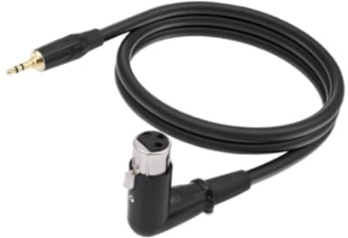 Perfeclan Cavo Adattatore Audio da 3,5 mm a XLR Cavo Audio Mini Jack bilanciato Flessibile per Mixer Attrezzatura da Studio Studio di Registrazione, 100 Cm