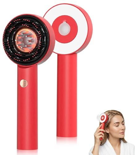 YOTONGONSI 3-in-1-Haarbürsten, Öl-Applikator, Kopfmassagegerät, Kopfmassagegerät, Kopfhautmassagegerät, Haarwachstum, elektrische Kopfhaut-Massagebürste, IPX7 wasserdichte Haarbürsten, kabellos und