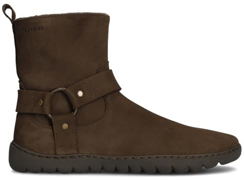 GROUNDIES Phoenix 2.0 Women - Damen Barfußschuh/Biker Boot (chocolate, 36-43, EU Schuhgrößensystem, Erwachsene, Numerisch, M, 43)