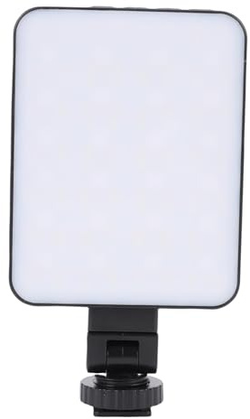 Annadue 360° Drehbare Magnetische LED-Videoleuchte, RGB-Kamera-Aufhelllicht für Live-Streaming, Kurzvideos und Vlog-Aufnahmen