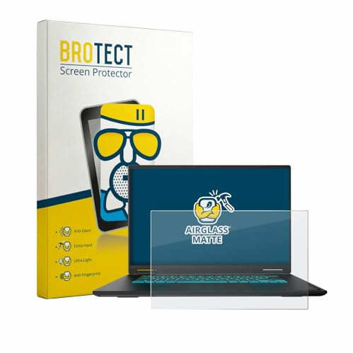 BROTECT Entspiegelungs Schutzglas für Gigabyte Gaming A16 GA63H Schutzfolie Panzer Glas Matt [Extrem Kratzfest 9H, Anti-Reflex, Anti-Fingerprint]