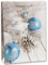 Bambelaa! 12 Stück Geschenktüten Weihnachten Geschenktaschen Groß Papiertüten Weihnachtstüten 157 g Papier Weiß Blau Glänzend (Ca. 25x8,5x34 cm)