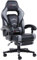 GTFORCE TURBO RECLINING SPORTS RACING GAMING OFFICE DESK PC CAR FAUX LEATHER CHAIR (Grey)