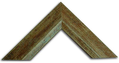 Neumann Bilderrahmen Serie 565, Profil 20x37 mm, Länge 1m, 6 Farben, Matt, Holz, 1 kg, 20x37 cm, Bilderrahmen, Teak