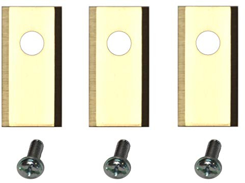 Genisys 30 Titan Ersatz Messer Klingen kompatibel mit LANDROID von Worx (1-Loch HQ - longlife - 0,9 mm) + Schrauben [DIN EN 50636 geprüft]