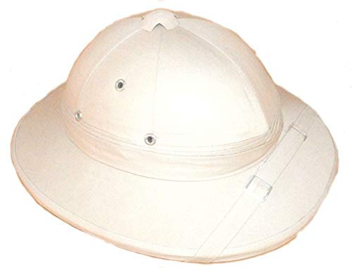 Terrapin Trading Klassische Safari-Hut/Tropenhelm - Solide Nachbau Colonial Kopfbedeckung wählen Farbe