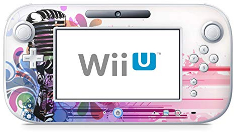Skins4u Design modding Aufkleber Vinyl Skin Klebe Folie Skins Schutzfolie für Nintendo Wii U Controller Mikrofon