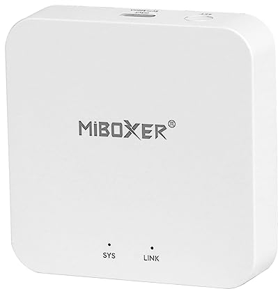 LGIDTECH WL-Box2 2,4-GHz-Gateway WiFi-Hub-Bridge für Smartphone-APP-Steuerung Milight Miboxer-LED-Lampen, Strip-Controller. Kompatibel mit Amazon Echo Alexa und Google Home Assistant Voice Control