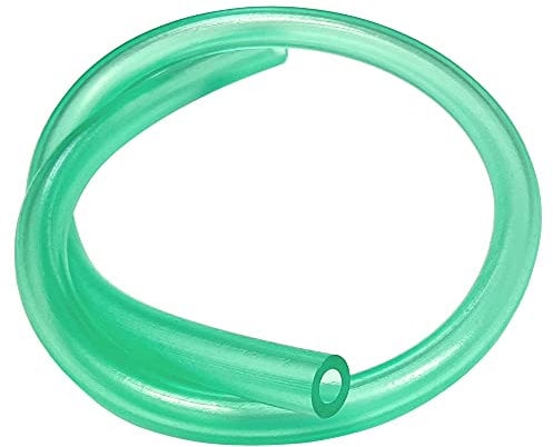 1M TUBO SILICONE FLESSIBILE 2.2MM 3MM 4MM 5MM 6MM 7MM VERDE TRASPARENTE BENZINA ACQUA CARBURANTE AUTO MOTO FAI DA TE (Øint-est: 3x5mm)