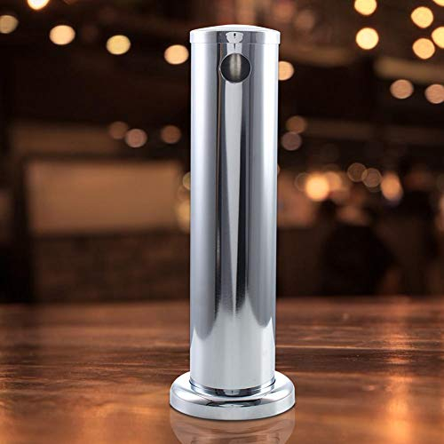 VIFERR Dispensador de Cerveza 3 Acero Inoxidable Ajustable Draft Beer Kegerator Tower dispensador Regalo Impresionante para los Amantes de la Cerveza