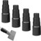 Rayong 4Pcs Vacuum Cleaner Hose Adapter Dust Extractor Hose Adaptor Universal Vacuum Cleaner Power Tool for Various Dust Collector, Grinder, Sander, Vacuum Cleaner Connectors(25mm/30mm/34mm/42mm)