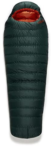 Rab Ascent 1100 Schlafsack, Pine, Long Left