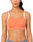 Yvette Damen Sport BH Starker Halt Große Größe Gekreuzt Rücken Gepolstert Fitness Lauf Joggen Yoga Bra,Orange,95D