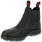 Redback USBBK Sicherheits-Arbeitsschuhe aus Australien - mit Stahlkappe - Unisex - Black/Schwarz - UK 5.5 / EU 38.5