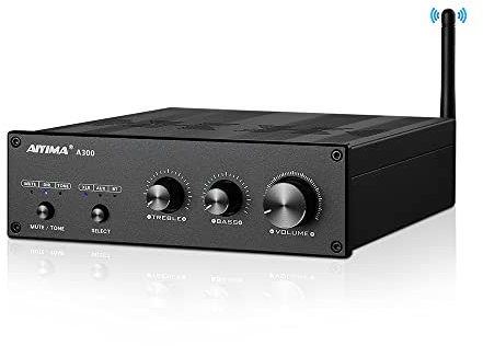 AIYIMA A300 TPA3255 Bluetooth 5.0 300x2 Leistungsverstärker 2.0/2.1-Kanal-Stereoverstärker mit aktivem Subwoofer-Ausgang für passive Heimlautsprecher