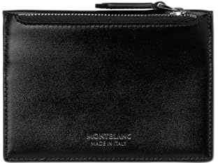 Montblanc Meisterstück Card Holder Zipped BK Porta carte di credito, Adulti Unisex, Multicolore (Multicolore), Taglia Unica