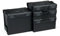 Bosch Sortimo L-BOXX Werkzeugkoffer-Set Gr 1-4 schwarz | Professionelle Werkzeugkästen leer Kunststoff kompatibel mit Bosch professional L-Boxx