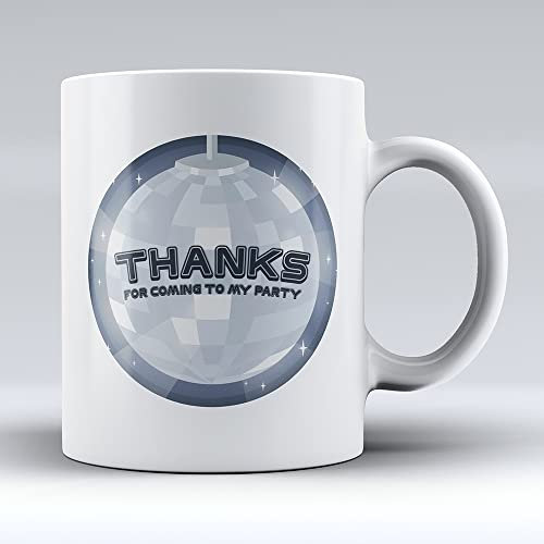 Dalton Designs UK Disco Ball Sparkle - Personalised 10oz Ceramic Mug