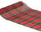 Chemin DE Table Tissu Tartan ÉCOSSE 28CMX3M Rouge