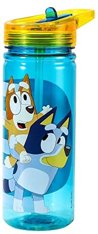 Zawadi Global Bluey 580ml Water Bottle for Kids School Drinks Bottle Made of Durable Ecozen Reusable BPA Free
