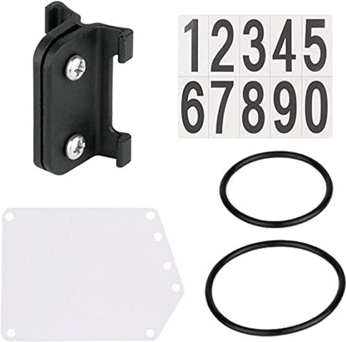 SGerste Number Plate and Holder Fixed Parts for Cycling Accessories Triathlon Race Bike, Non Round Tube (Round Tube)