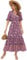 R.Vivimos Abito Boho Estivo Donna Abito Sexy Scollo a V Bottoni Manica Corta Vestito Elegante con Volant Orlo Abito Lungo Maxi da Spiaggia Casual per Le Vacanze(M,Viola Scuro)