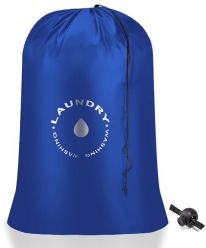 AiQInu Wäschesäcke Wäschesack mit Kordelverschluss,Faltbarer Wäschesack für Schlafsaal und Reisen Wäscheraum, 60 x 85cm