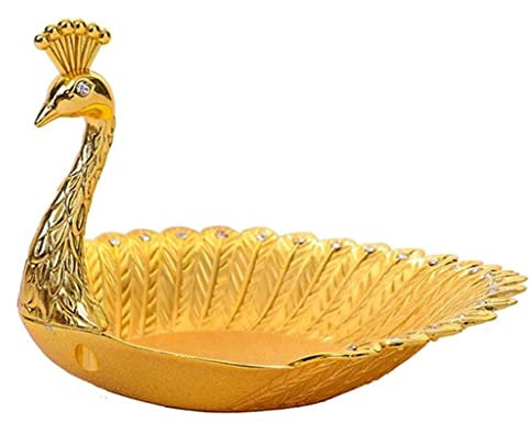 MOBAAK Obstschale Obstkorb Pfau Form Obst Schüsselplatte Luxus Süßigkeiten Dreck Getrocknete Teller Snack Tray Nut Bowl Tabelle Hochzeit Dekoration Obstschalen