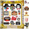 Filmabend Fotobox Accessoires Filmnacht Foto Requisiten Film Thema Aufblasbarer Foto Rahmen Kino Party Zubehör für Hollywood Filmstar Geburtstag Deko Filmen Dekoration