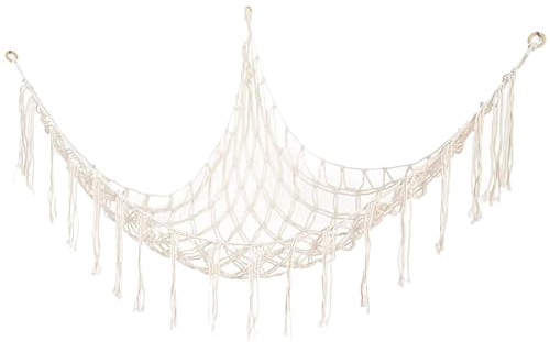 TYXHXTF Hamac de Rangement, Jouet Hamac pour Animaux En Peluche, Filet de Rangement, pour Animaux en Peluche, Chambre d'enfant, Jouets pour Chambre
