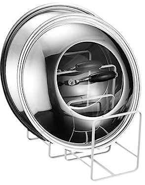 TOPBATHY Topfdeckel Aus Edelstahl Fenster 30 Cm Küchenschild Ölspritzschutz Fettdichtes Netz Kochwerkzeug