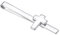 Asienice Pince Cravate Homme Pince a Cravate Argent Croix