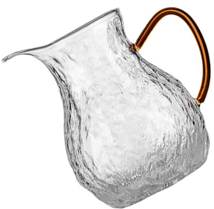 SHOWERORO Tetera De Vidrio De Borosilicato Para Té Suelto Para Infusiones Estufa Diseño Artístico y Fácil Limpieza