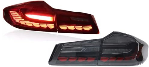 Auto Rücklicht-Komplettsets, Auto LED Heckleuchte Bremsleuchte Kontrollleucht Austausch Links Rechts, für BMW G30 G38 5-Series 2018-2022 520i 530 550