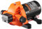 VEVOR Bomba de Diafragma 12 V 6,81 L/min Bomba de Agua de 3 Cámaras con Interruptor de Presión Automático Ajustable de 40 a 100 PSI, 60 PSI, Puerto MNPT de 12,7 mm para Camión de Comida, Autocaravana