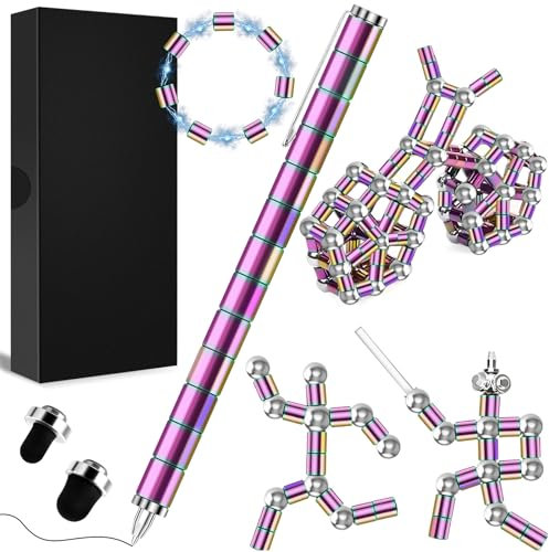 Vatertagsgeschenk für Papa, Magnetic Fidget Pen, Geburtstagsgeschenk für Männer, Geschenke für Männer Weihnachten, Lustige Geschenke, Coole Sachen für Teenager Mädchen Junge