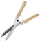 20 Wooden Handle Hedge Shears – Heavy Duty Garden Hedge Shear with 10 Blade Clippers for Precise Cutting & Trimming in Gardening and Landscaping