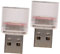 Amosfun 2 Pièces Lampe Ambiance USB pour Intérieur de Voiture Lumières Miniatures Décoratives LED Éclairage Ambiance Accessoires de Voiture pour Créer Une Confortable