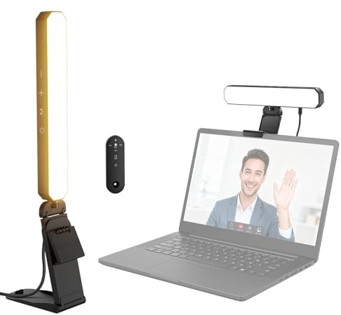 NEEWER Basics Monitor Lichtleiste, 6W zweifarbige dimmbare LED Lampe mit Ständer/Fernbedienung/Touch Steuerung für Home Office Schreibtisch, Videokonferenzbeleuchtung, Computer, Laptop, L10