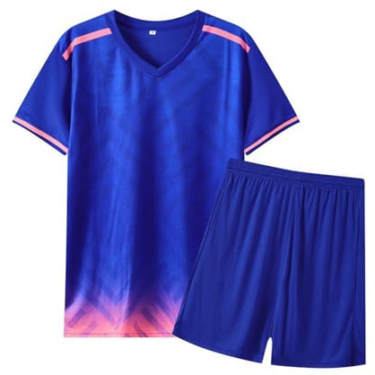 Fiohiros Set Sport Kinder, Vêtements Sportifs à Séchage Rapide pour Enfants, Ensemble de Maillot de Football, Tenue d'Entraînement