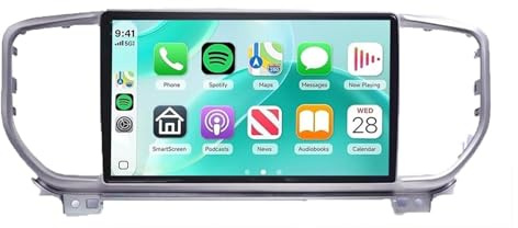 Android 15 Pantalla carplay Coche para KIA Sportage 4 QL 2019-2022, 9 Pulgadas antalla táctil Radio Coche con CarPlay inalámbrico Android Auto GPS WiFi FM SWC(4-Core 1+32G)