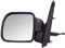 Espejo retrovisor izquierdo mecánico negro a partir de 1997 a 2003