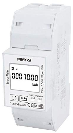 Perry 1SDSD05CEM2MID Contabilizza il consumo di energia attiva in impianti a 230V monofase