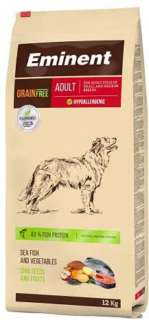 Eminent Grain Free | Hundefutter Trockenfutter für Erwachsene Hunde Kleiner und mittlerer Rassen | Getreidefrei | Hypoallergenes | 1x 12 kg