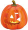 Kürbis-Deko als Keramik Halloween-Deko in 17x14 cm - Jack Lantern Halloween-Kürbis als Outdoor Grusel-Deko für LED Teelichter- Kürbis Laterne als innen Herbst-Deko oder Garten-Deko Windlicht